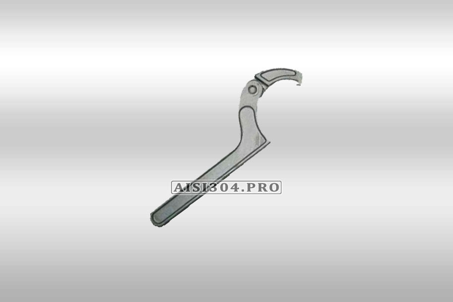 Ключ шарнірний для гайки шліцьовий неіржавкої Ду 65-100 AISI304