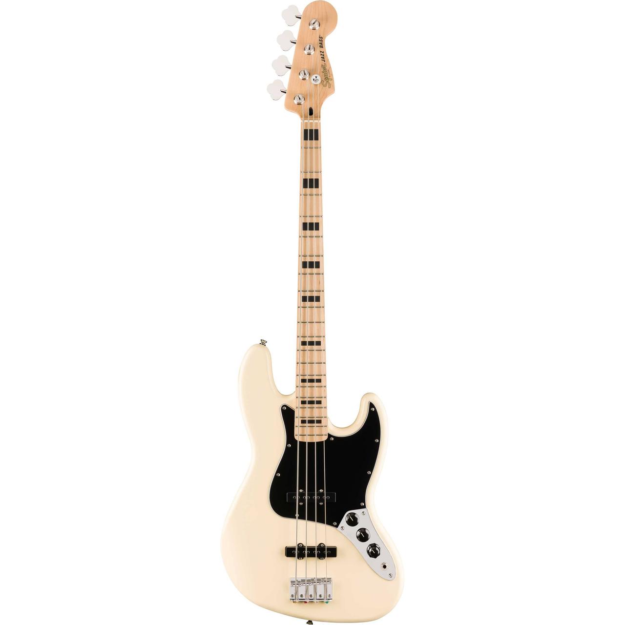 Бас-гітара SQUIER AFFINITY ACTIVE JAZZ BASS OLYMPIC WHITE, фото 1