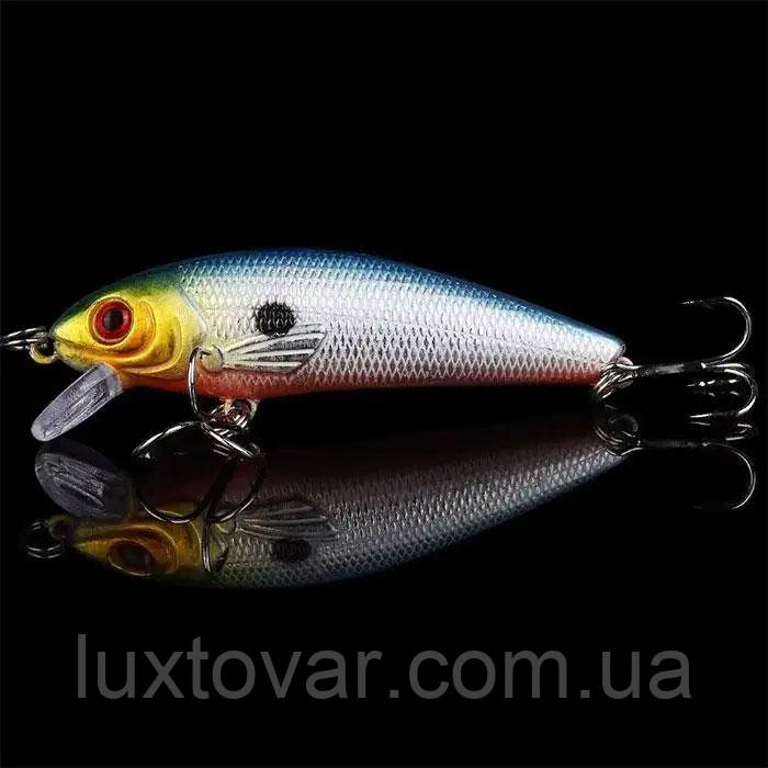 Плаваючий Воблер мінноу minnow на щуку і окуня 7,5см, 9g, фото 1