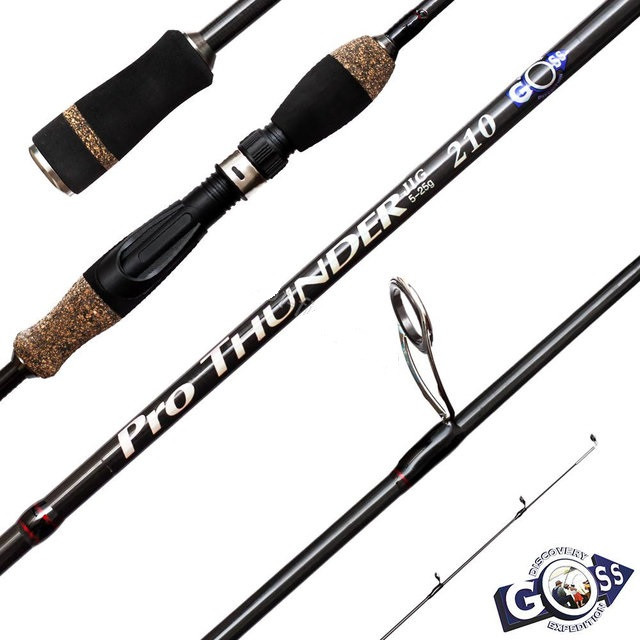 Спиннинговое удилище Goss Pro Thunder Jig A08-228 5-25g 2,28м - фото 1 - id-p478391333