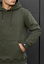 Універсальне худі на флісі Staff khaki basic fleece, фото 3
