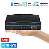 Мини NVR відеореєстратор мережевий на 8 камер із записом на SD картку пам'яті до 128 Гб Enster HS-NVR-2608MN, фото 2