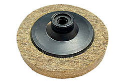 Круг повстяний на МШУ Sprut 125 x 25мм x M14 м'який (П-KV-50170)