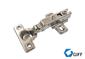 Завіса накладна GIFF 26 мм міні з дотягувачем