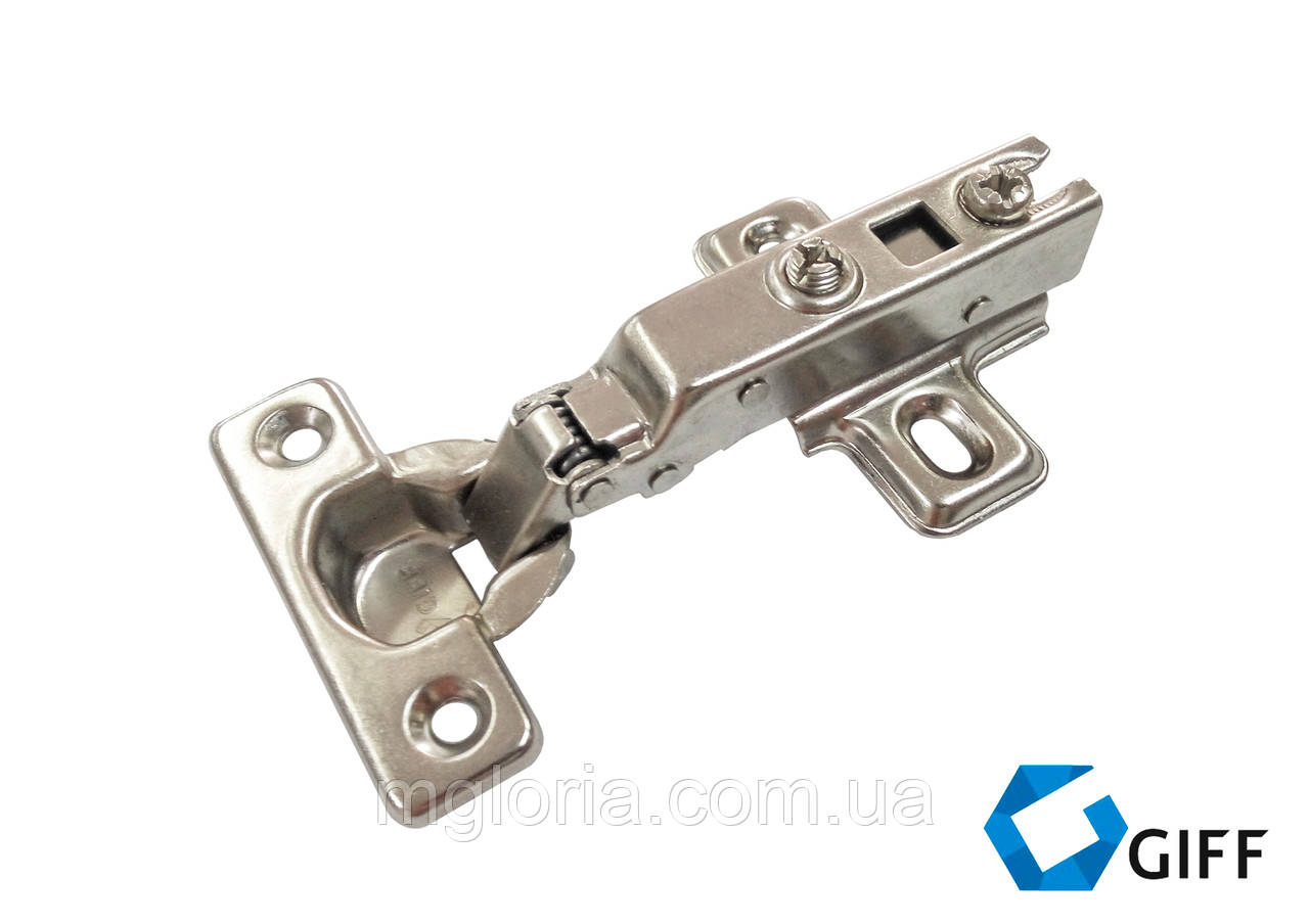 Завіса накладна GIFF 26 мм міні з дотягувачем