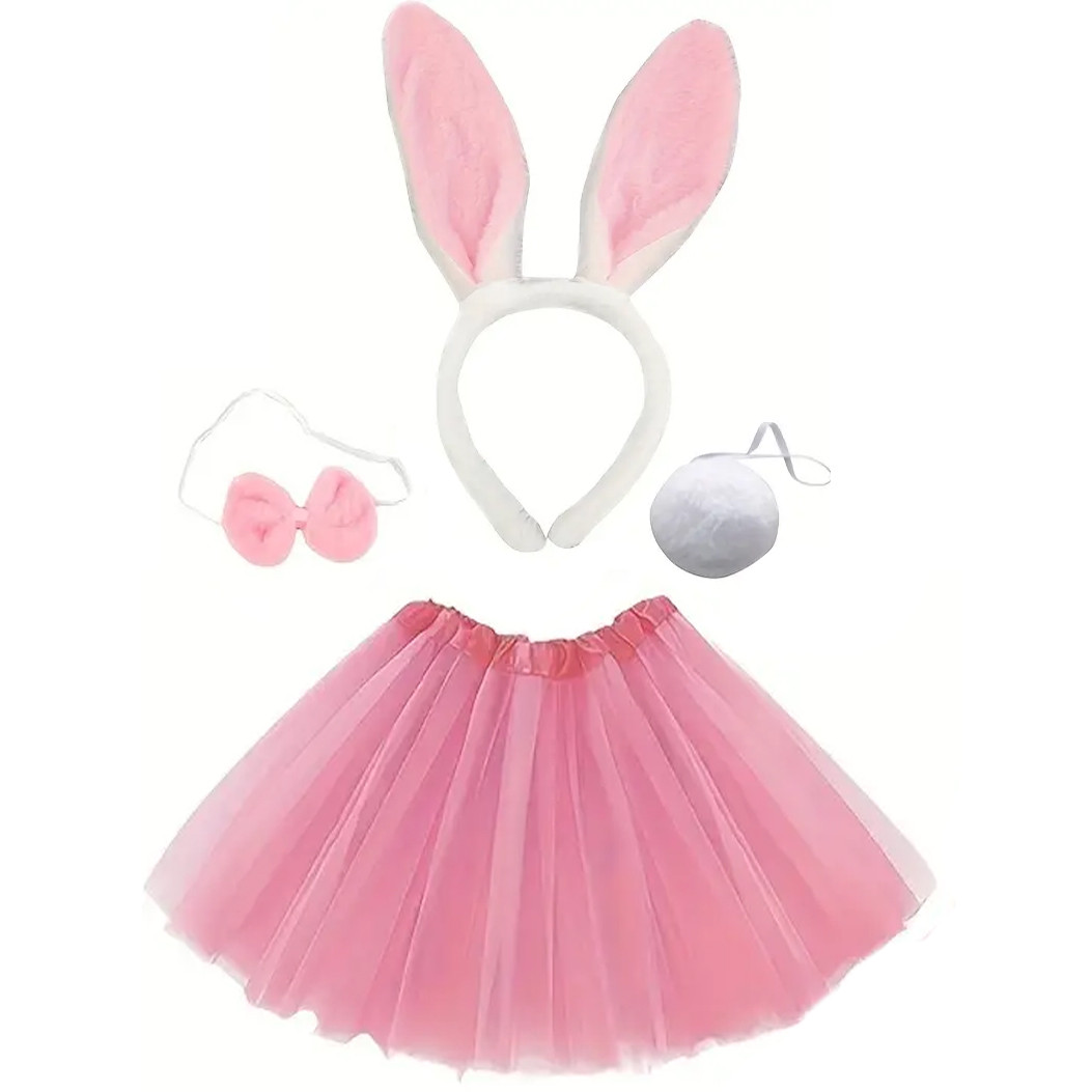 Дитячий карнавальний костюм зайчика для дівчинки, фото 1
