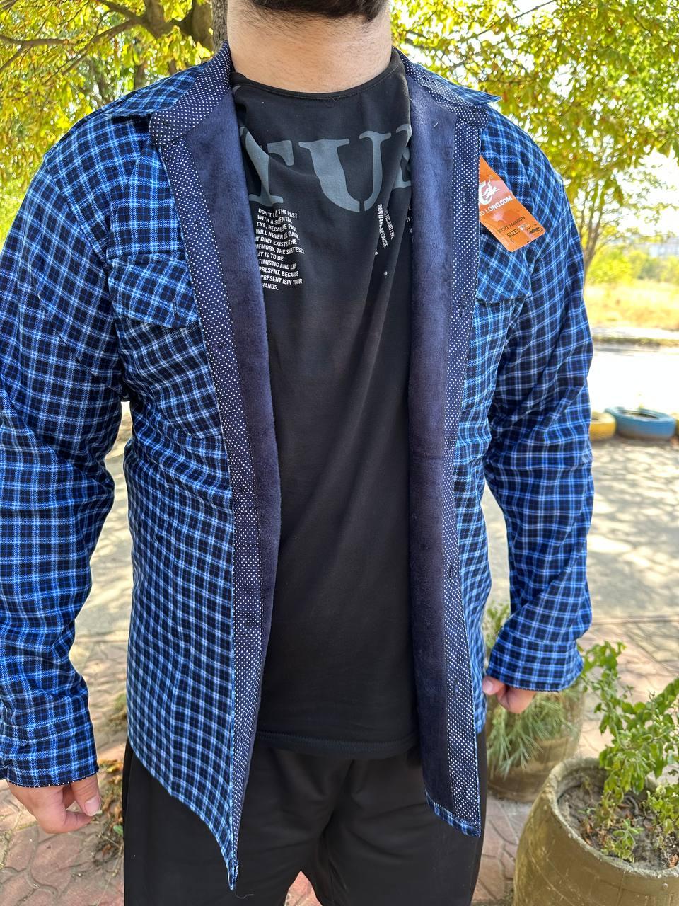 Теплі чоловічі сорочки з хутром "AO.LONG" Art: С20 5XL(58-60), фото 1