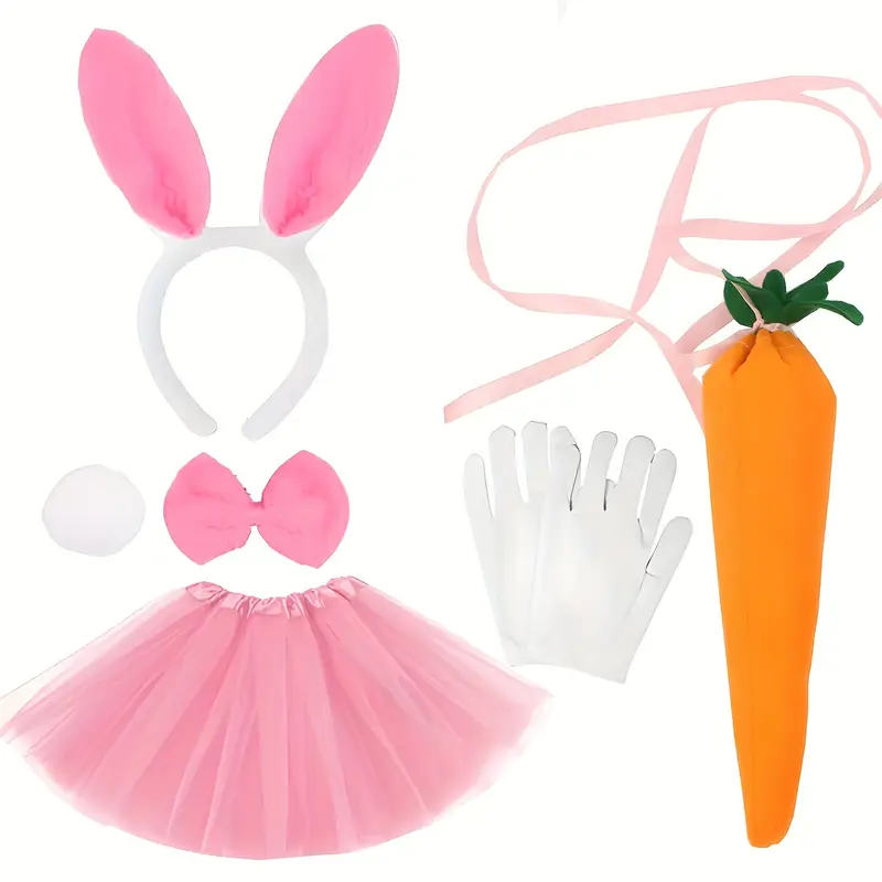 Костюм зайки. Женский костюм зайчика розовый, фото 1