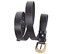 Жіночий ремінь з натуральної шкіри PRP2201-22 чорний, фото 3