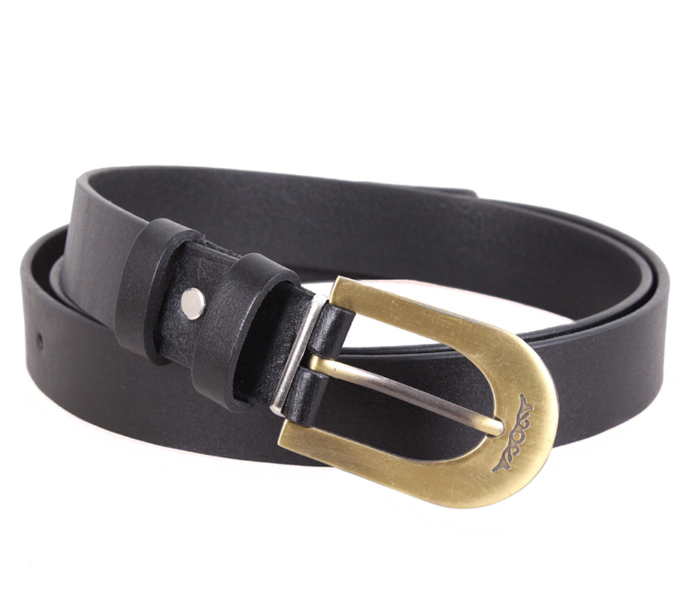 Жіночий ремінь з натуральної шкіри PRP2201-22 чорний, фото 1