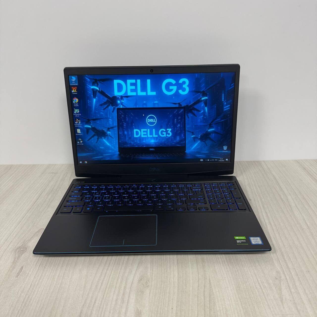 Б/в Ігровий ноутбук Б-клас Dell G3 3590 15.6" 1920x1080| i7-9750H| 16GB RAM| 512GB SSD NVMe| GTX 1660 Ti 6GB