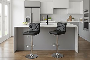 Барні Стільці MONI 2 шт. чорні