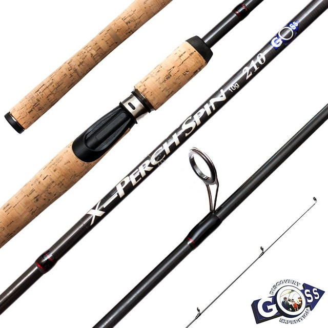 Спиннинговое удилище шт2 Goss X-Perch Spin A12-240 0-10g 2,4м - фото 1 - id-p478393926