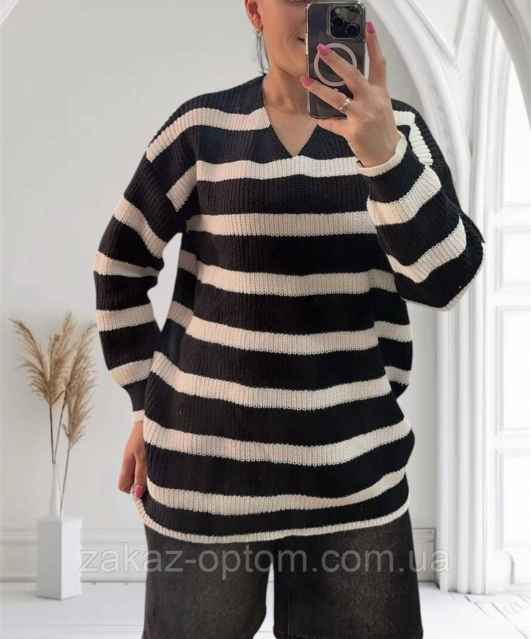 Светр жіночий оптом (48-56) Китай 24023-140401