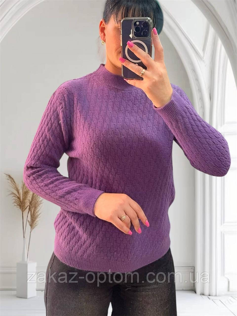 Светр жіночий оптом (46-50) Китай 24064-140405