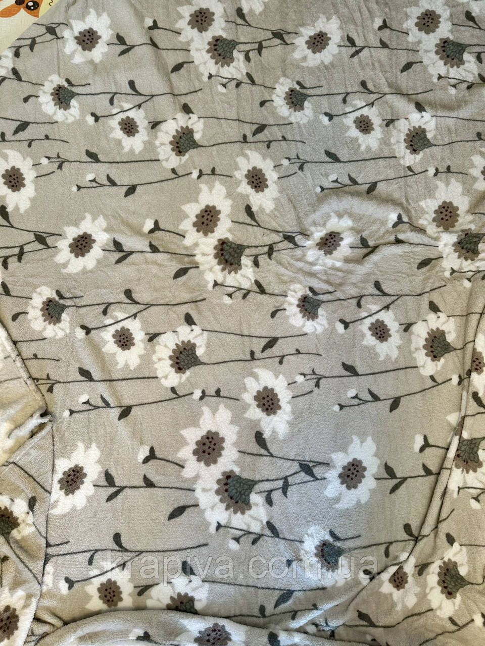 Плед двоспальний мікрофібра 220*200 см Євро, простирадло ковдра покривало велике для ліжка, фото 1