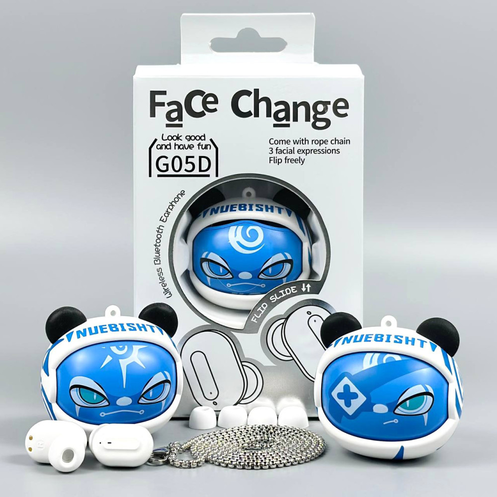 Безпровідні навушники Mr. Bibo Baby G05D Rolling Face TWS, BTV 5.3 Білий 56965, фото 1