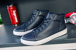 Черевики чоловічі зі шнурками весна-осінь синій, Київ