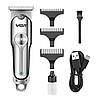 Акумуляторна машинка для стрижки VGR V-071 5 Вт Сріблястий, фото 4