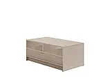 Журнальний столик із шухлядою Razimo 1SZ, пісочний беж/золотий, фото 2