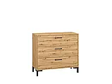 Комод Nevio 09 (дуб Артизан/чорний), фото 6