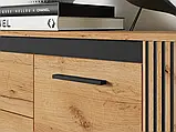 Комод Urso 06 (дуб крафт золотий/чорний), фото 3