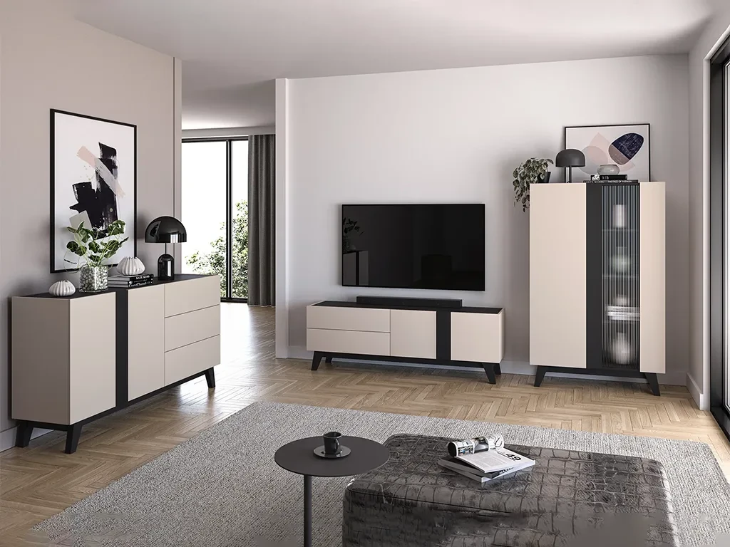 Вітальня Freshion (кашемір/чорний), фото 1