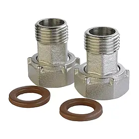 Комплект приєднувальний для лічильників VLMZ нік. 1х3/4 (L-97) {60}