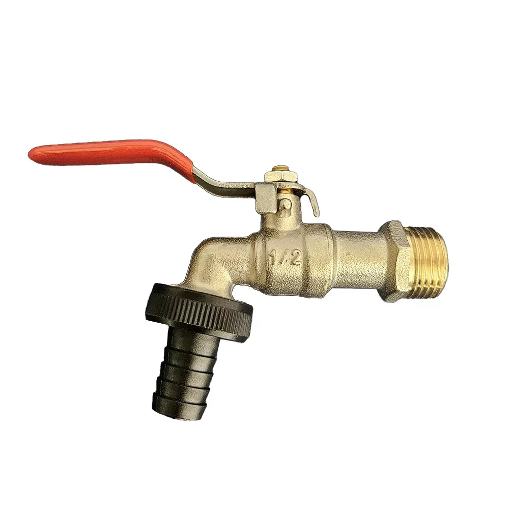 Кран для поливу 1/2" НІК. (пластик.штуцер) STA339100/1029, фото 1