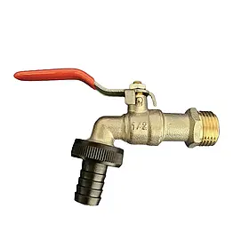 Кран для поливу 1/2" НІК. (пластик.штуцер) STA339100/1029