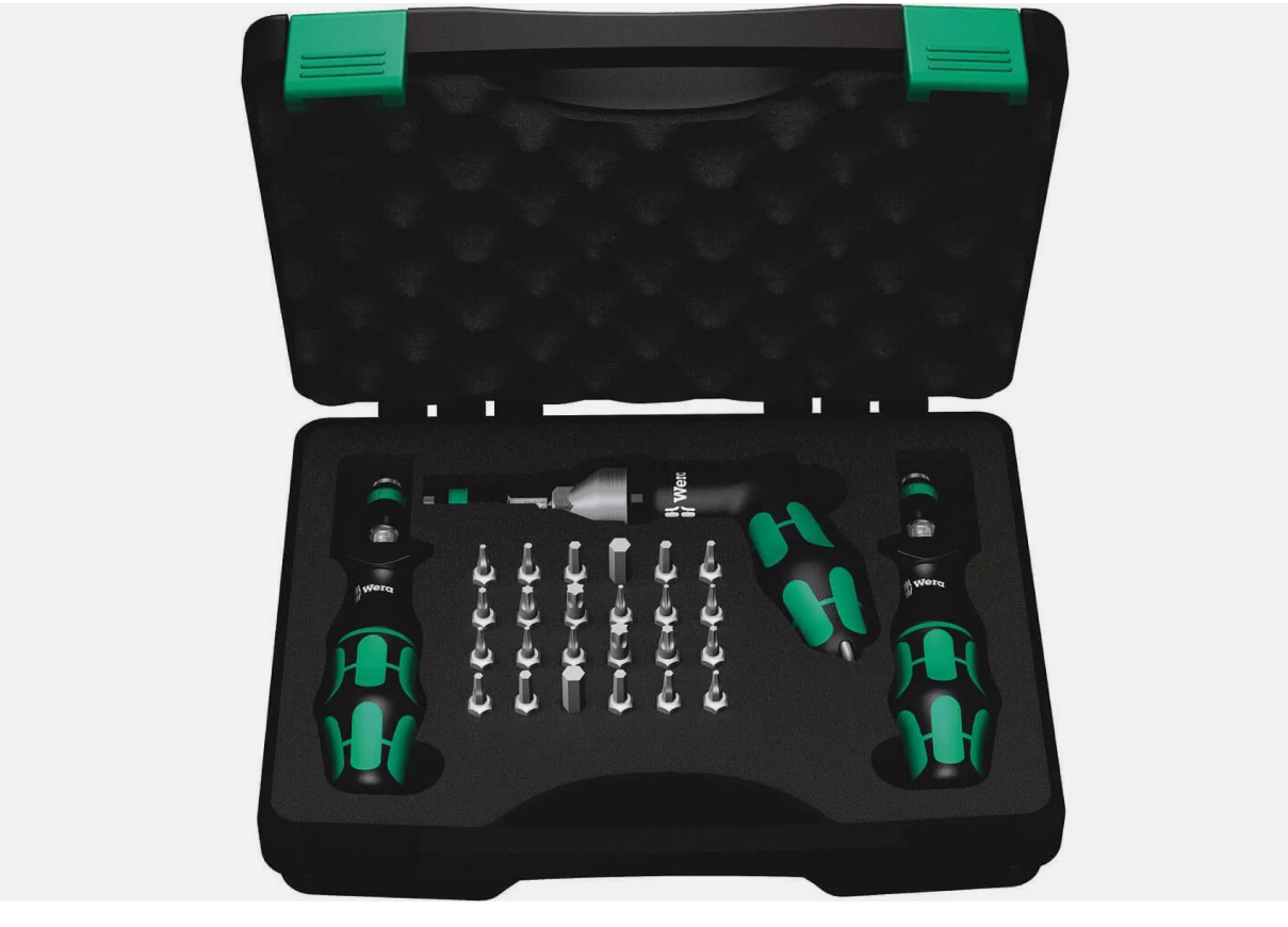 Набір динамометричних викруток Wera 05074739001 7440/41/42 Kraftform Torque Screwdriver Set 0.3-6.0 Nm, фото 1