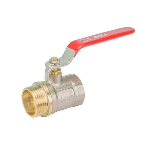 Кран кульовий STA   1" ВЗ (червона ручка) НІК. {80/8}, фото 1