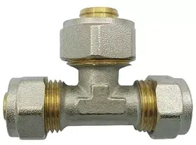 Трійник перехідний 16*20*16 Мет. Пласт.