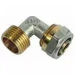 Коліно РЗ 16*1/2 Мет. Пласт. WEG {240/10}