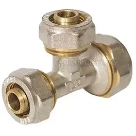 Трійник перехідний 20*16*16 Мет. Пласт.