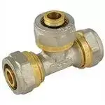 Трійник 20*20*20 Мет. Пласт. WEG {84/3}