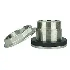 Штуцер зливний (врізання для ємності) 2 нік. VLMZ (L-124)