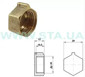 Заглушка 3/4" В STA3341000/2069