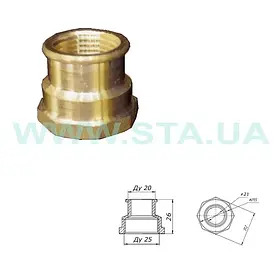 Муфта 3/4" В x 1"В STA144400/2064