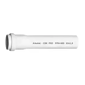 Труба СВК-Альянс ПП 32*1,8* 250 PRO біла {40}