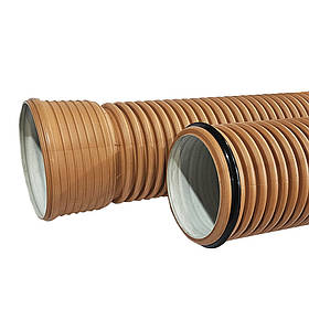 Труба SVK гофрована SN 8 з розтрубом 160*10,5 мм*3 000 {1/1}