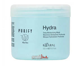 Зволожуюча маска для волосся Kaaral Purify Hydra 500 мл