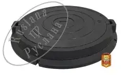 Середній люк чорн. (В125) полім./піщ. Ø корп.780 мм, кришк 630 мм (навант. 12,5т) РУСЛАНА