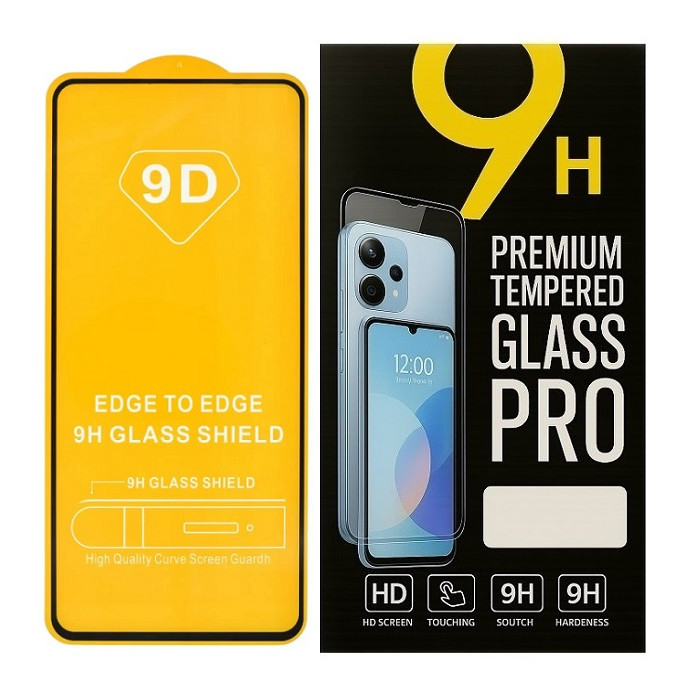 Захисне скло 9D для Xiaomi Mi 9T / Mi 9T Pro з чорною рамкою