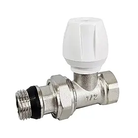 Кран рад. прямий верх 1/2" з ущільн.рез. RL {120}