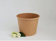 Супниця 435мл крафтова 25шт/уп