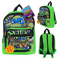Рюкзак Teenage Mutant Ninja Turtles з флікером KH76/001L TMNT, розмір 29*22*10 см