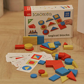 Дерев'яні логічні блоки (методика Дьєнеша) 900408 Igroteco