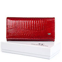 Жіночий шкіряний гаманець FEW1-V-2 red.Купити шкіряний гаманець гуртом і в роздріб в Україні.