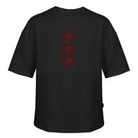 Футболка оверсайз FATLINE Імітація вишивки хрестиком